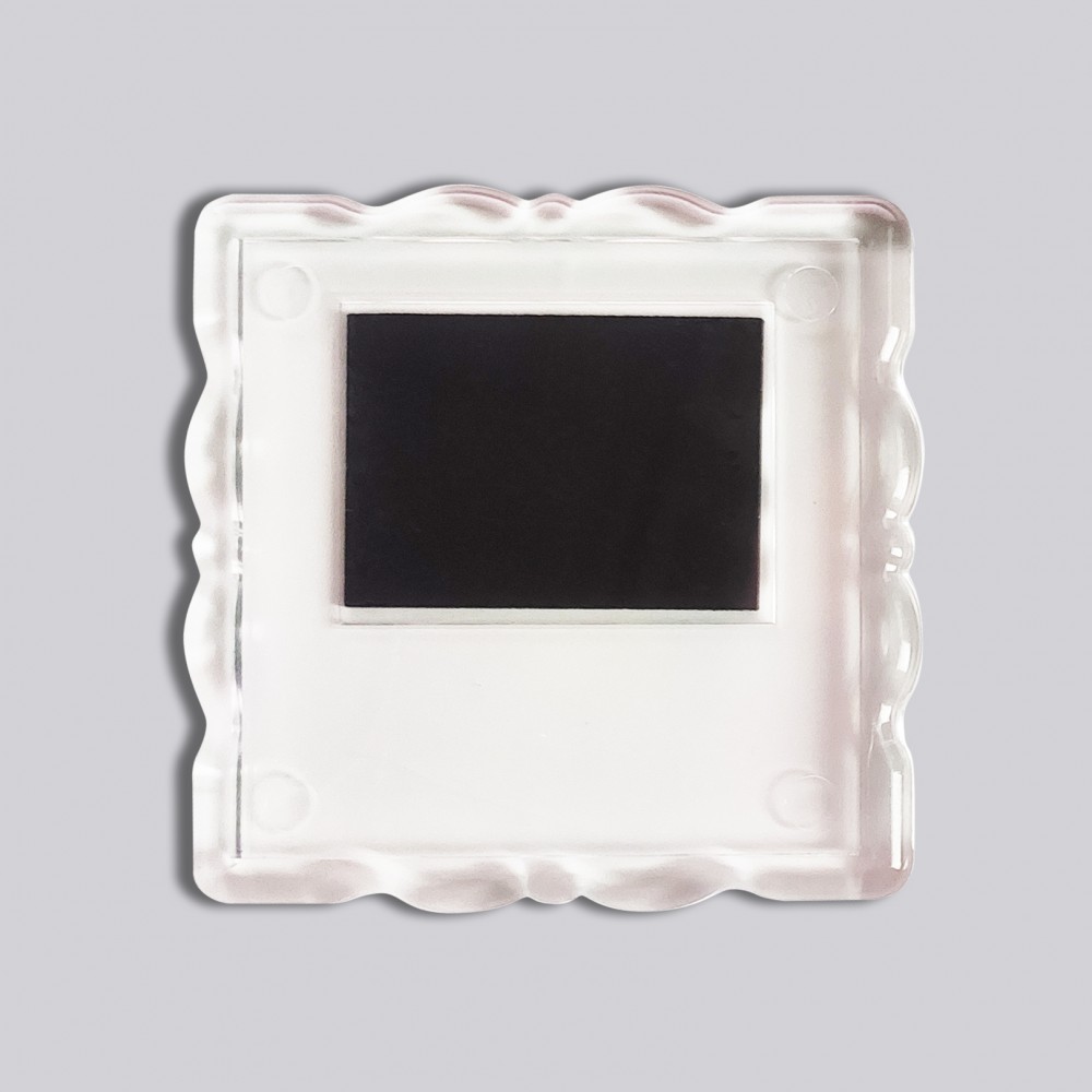 Pusty Akrylowy magnesy Figurowy 65*65 mm (przezroczysty)