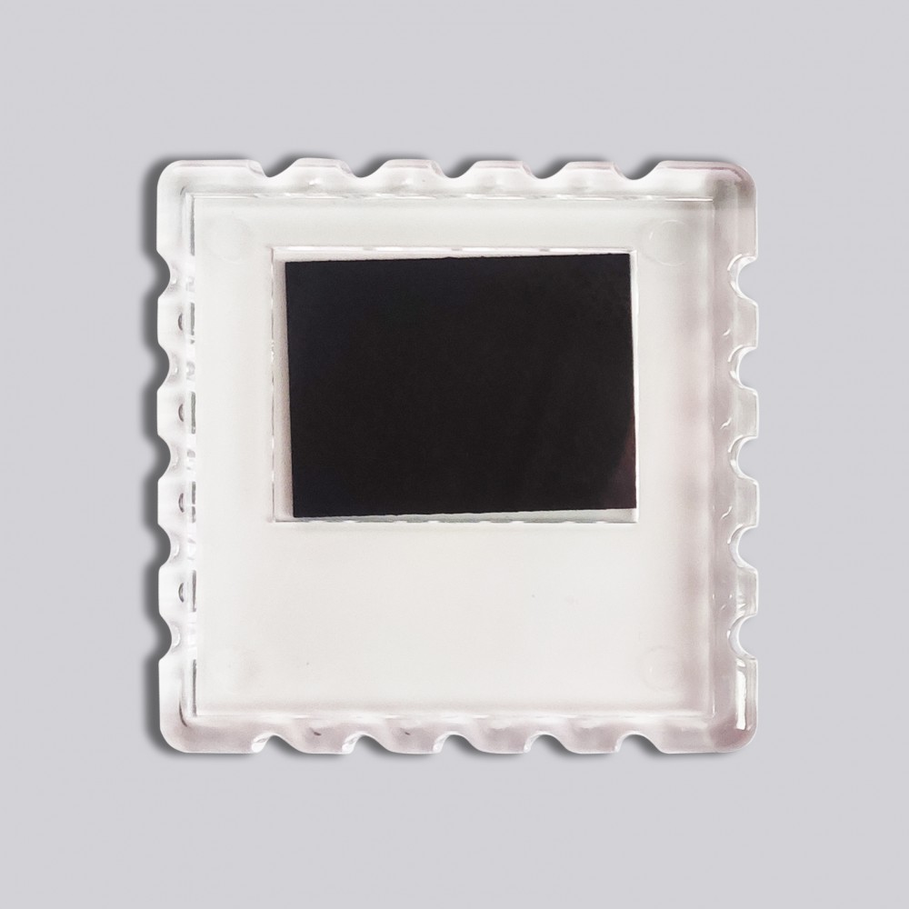 Pusty Akrylowy magnesy Znaczek 65*65 mm (przezroczysty)