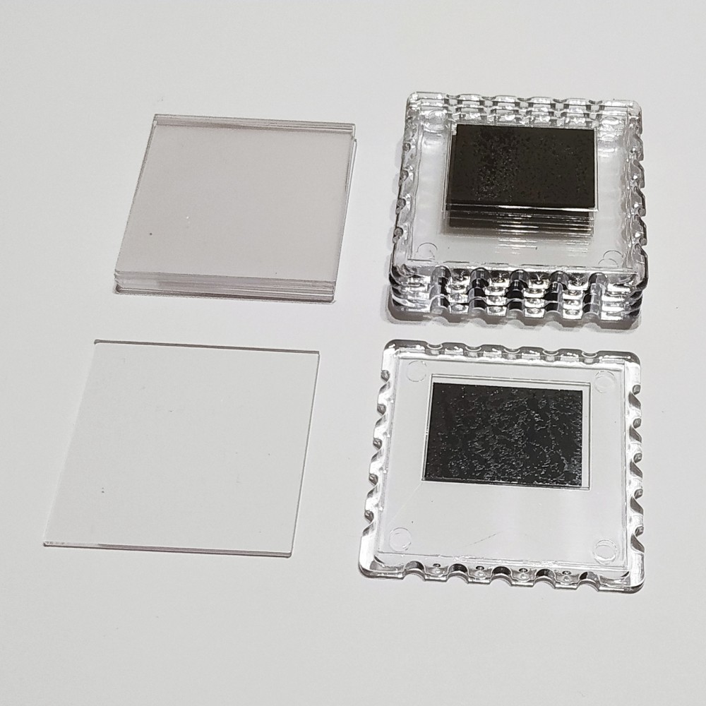 Pusty Akrylowy magnesy Znaczek 65*65 mm (przezroczysty)